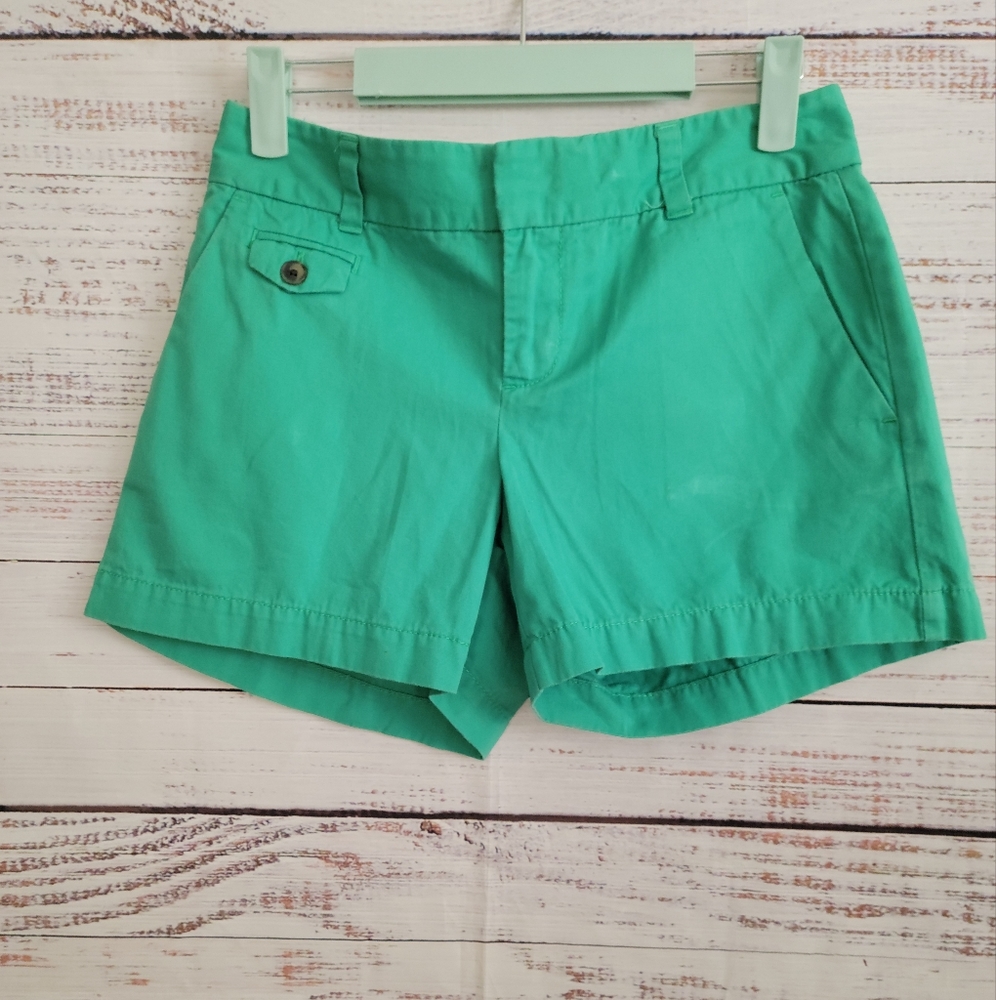 LOFT Kelly Green Cotten Short S0